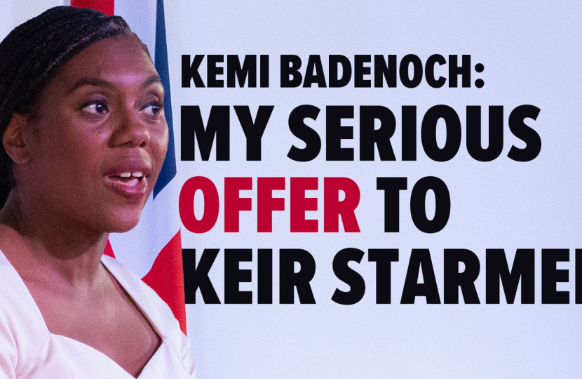 Kemi to Keir: Let’s work together to fix welfare