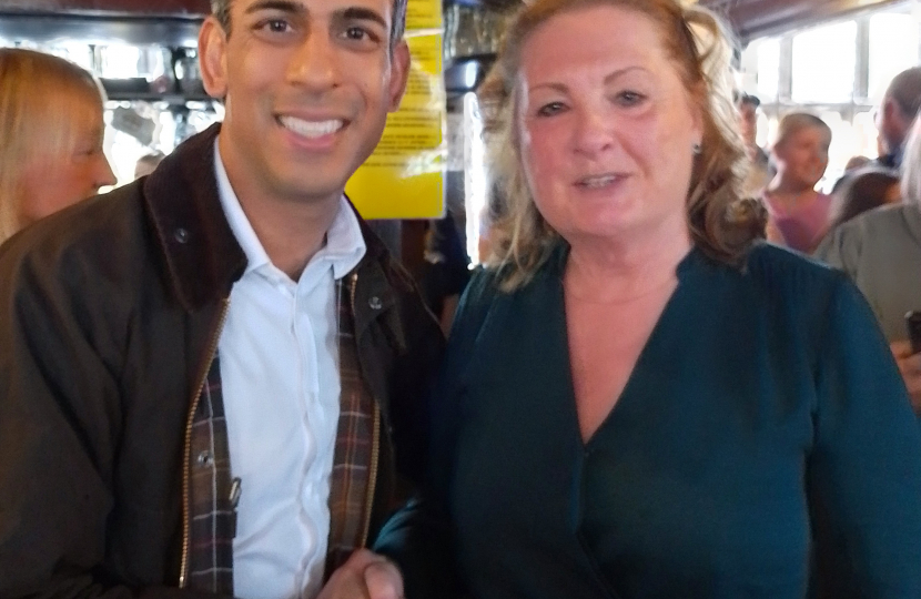 Our Prime Minister in Burnley Lancashire