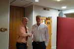 Cllr Paul Marrow pictured with Mr Lee Anderson MP