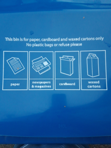 Incorrect Bin Lid