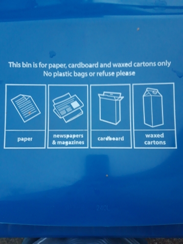 Incorrect Bin Lid